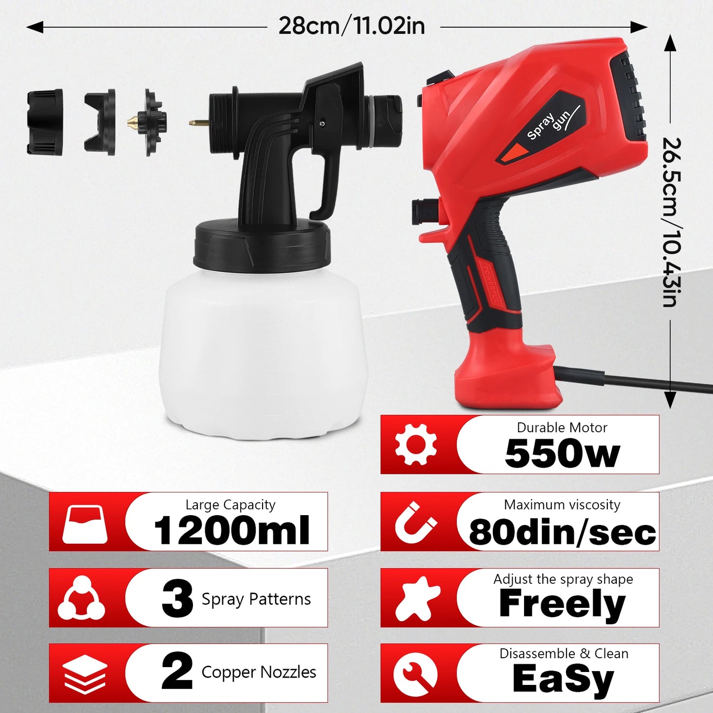 Portable Electric Spray Paint Gun